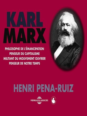 cover image of Karl Marx, penseur du capitalisme